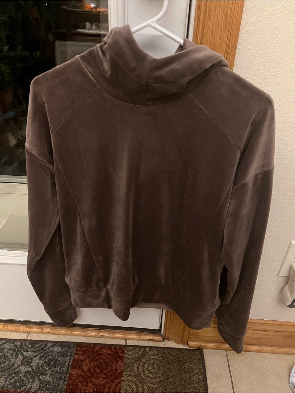 Evereve Velour Hoodie